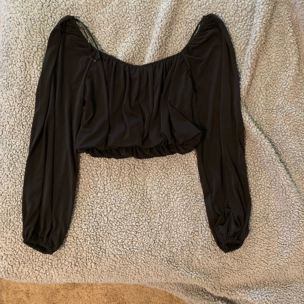 FOREVER21 billowy crop top, Size: Medium